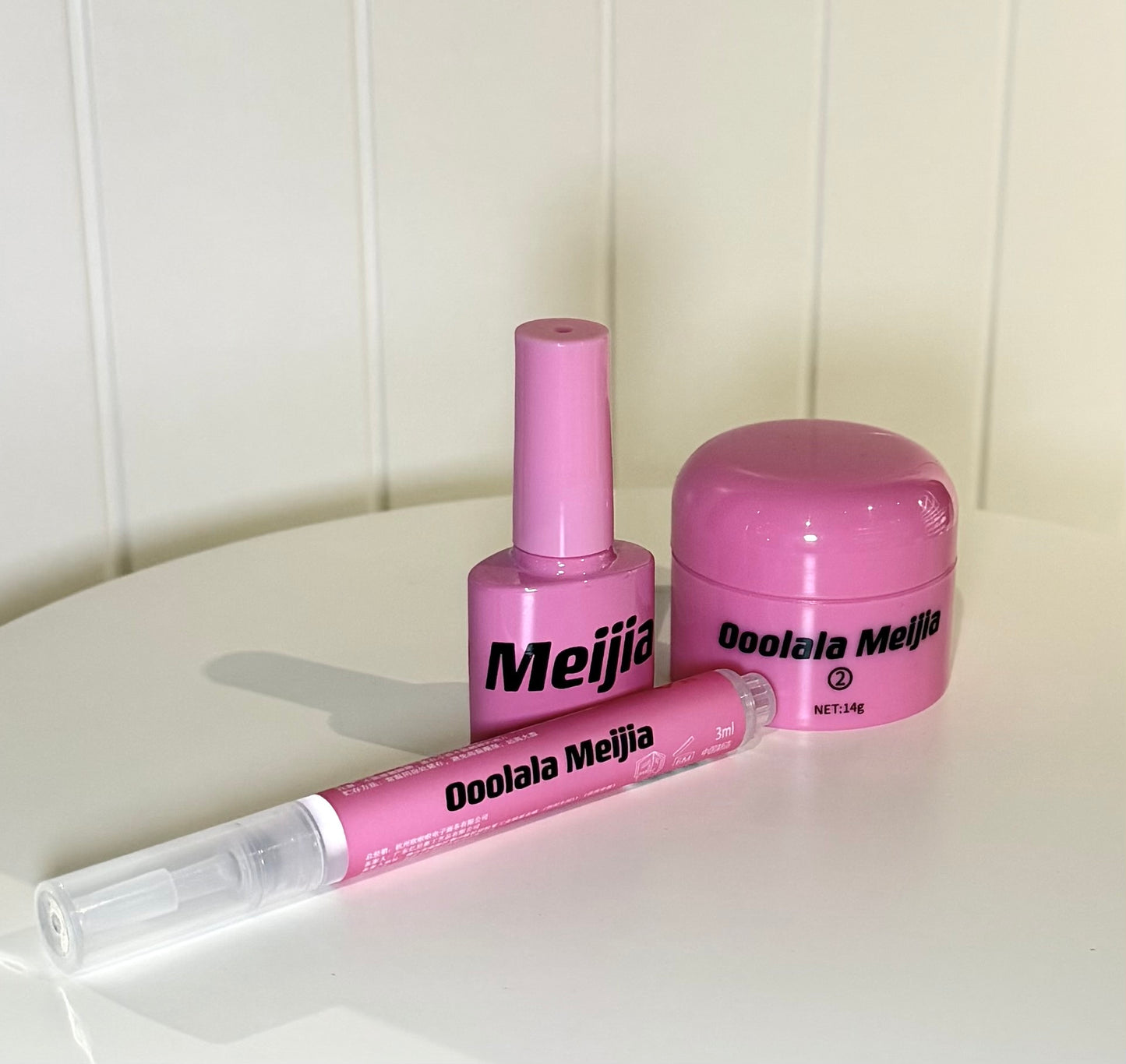 固態膠套裝(底膠、固態膠、卸甲筆)