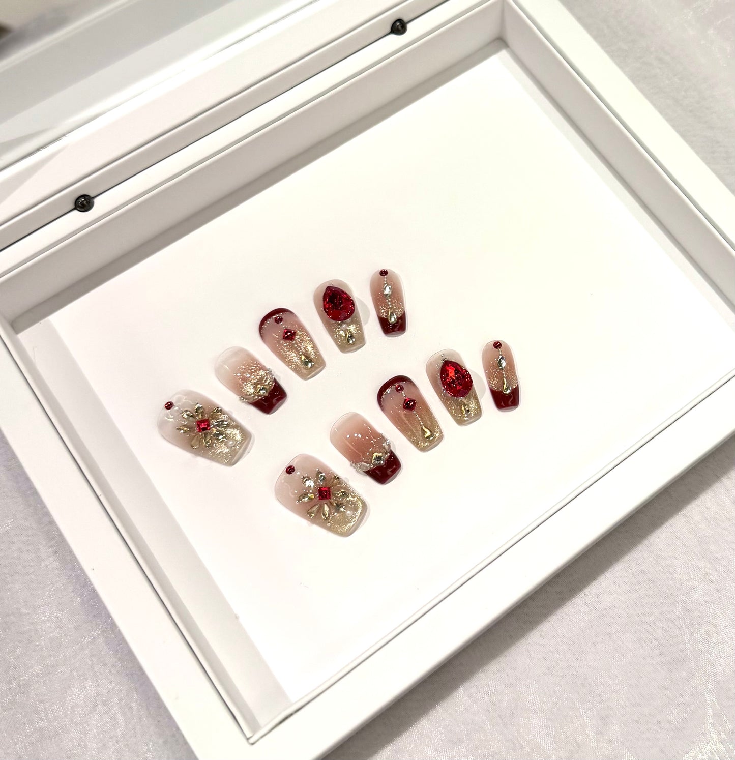 ❤️閃鑽貓眼法式