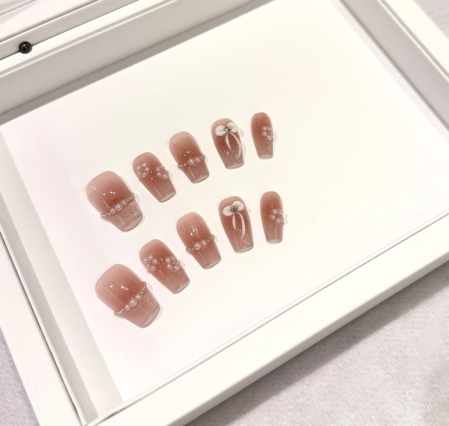 🤍珍珠花花法式