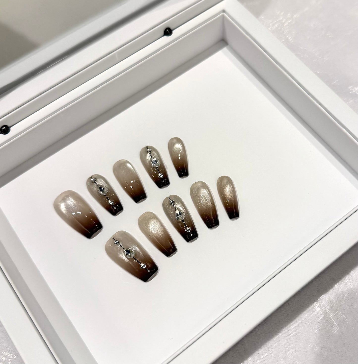 🤎咖啡漸變貓眼