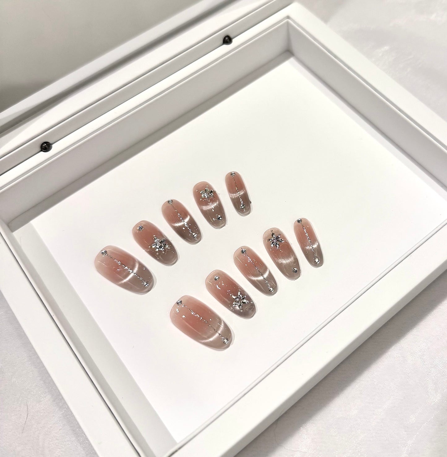 ❄️碎鑽雪花法式