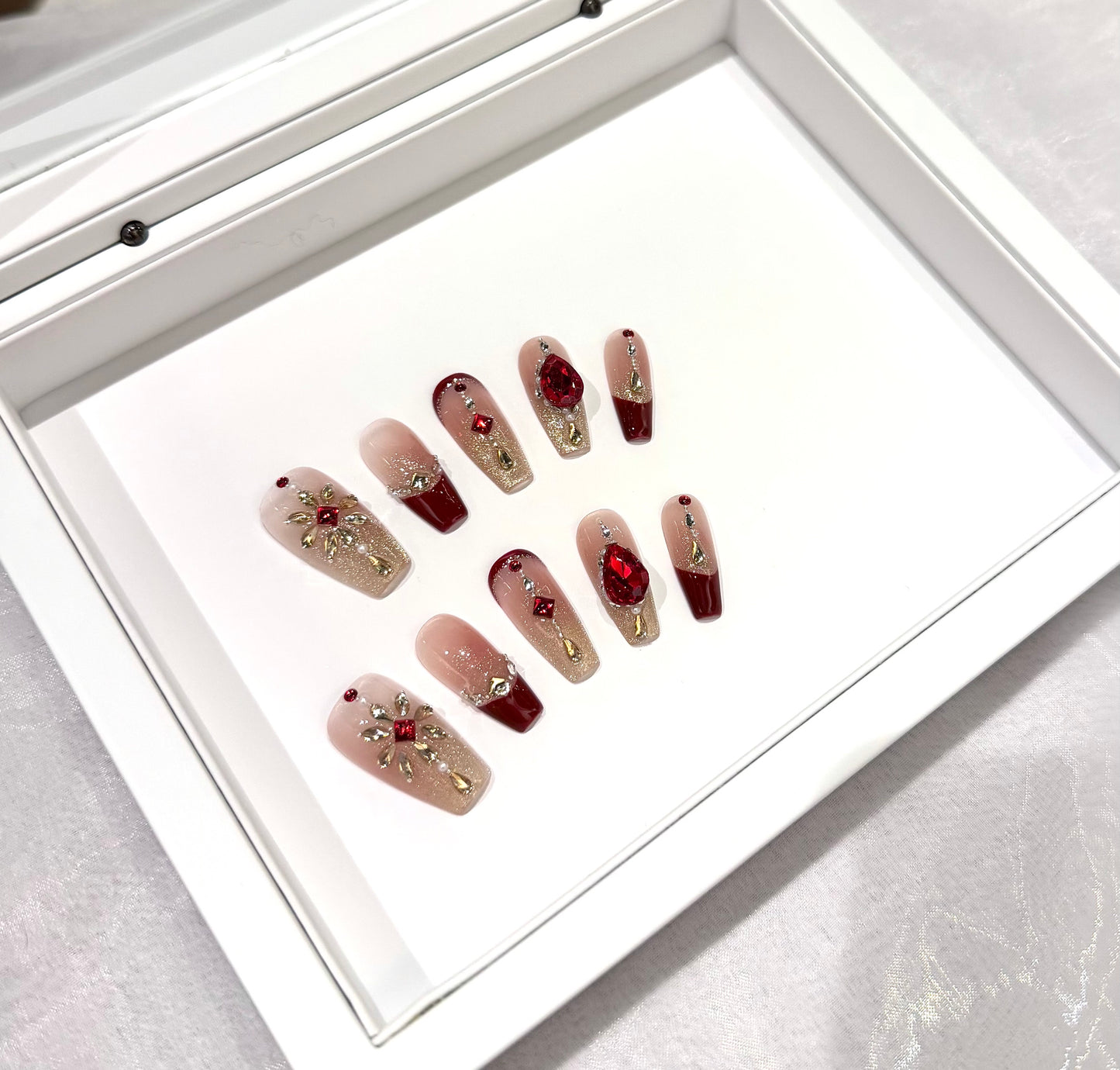 ❤️閃鑽貓眼法式