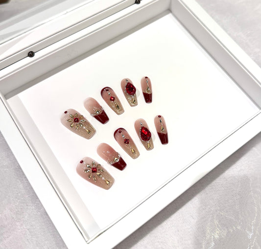 ❤️閃鑽貓眼法式