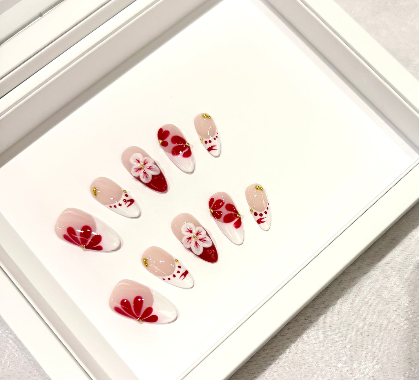 🌺立體雕花法式