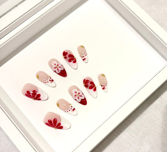 🌺立體雕花法式