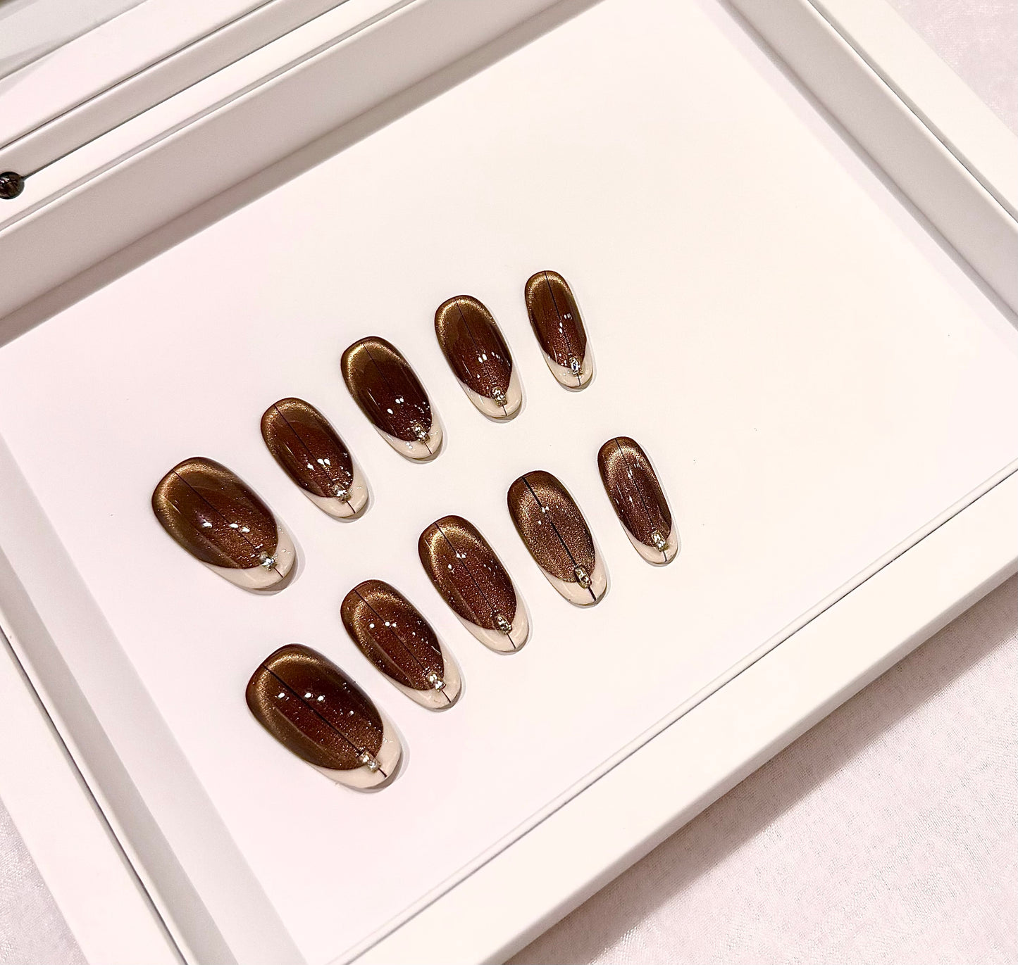 🤎焦糖貓眼法式￼