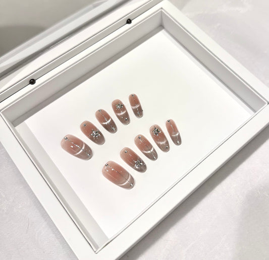 ❄️碎鑽雪花法式