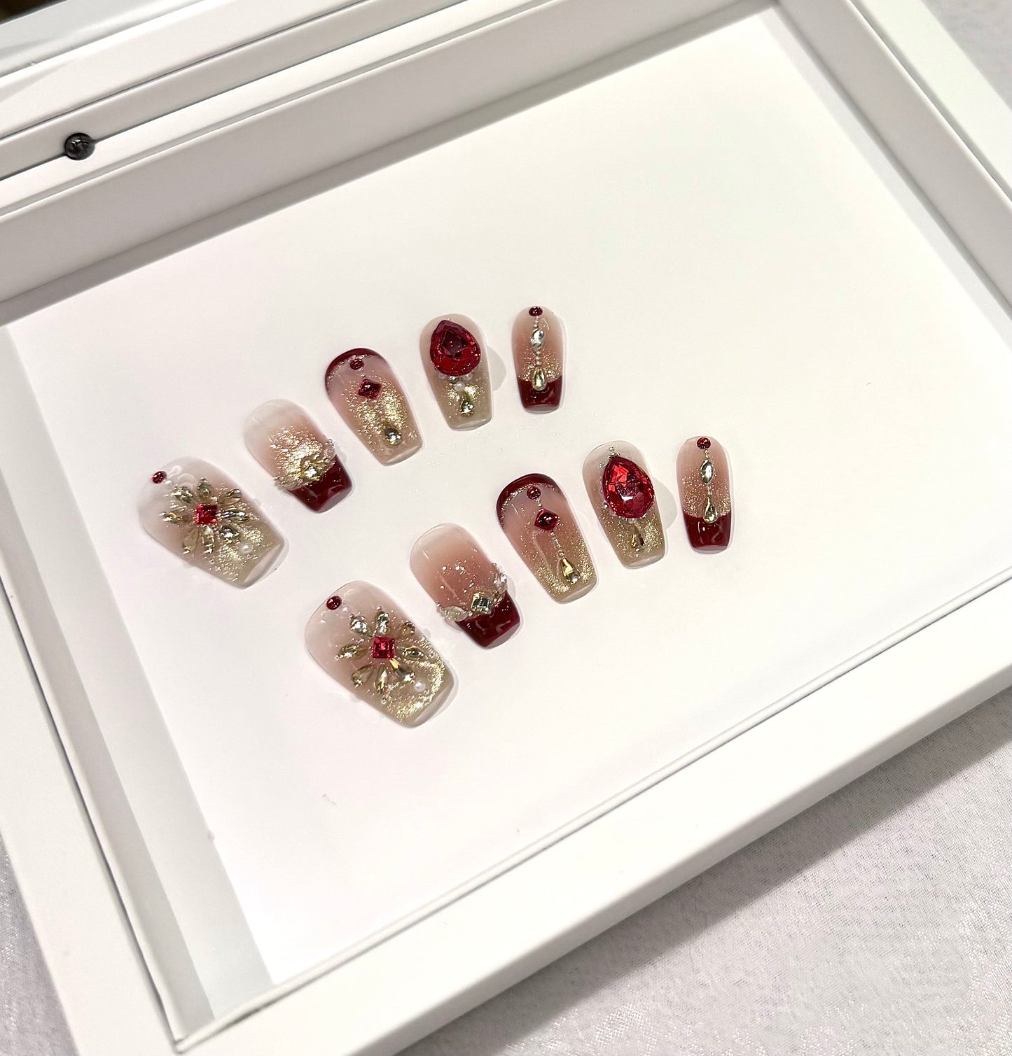 ❤️閃鑽貓眼法式