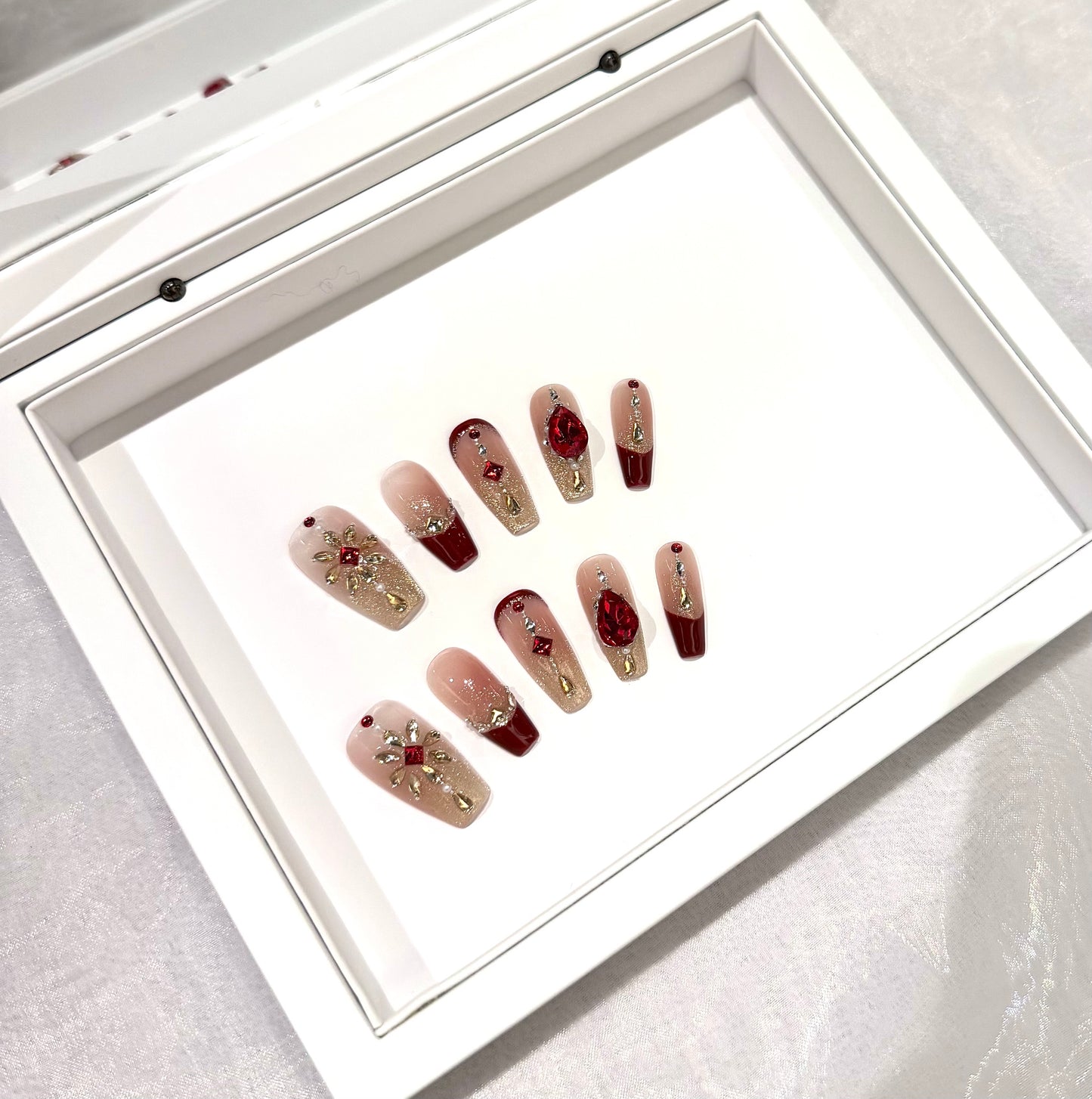 ❤️閃鑽貓眼法式