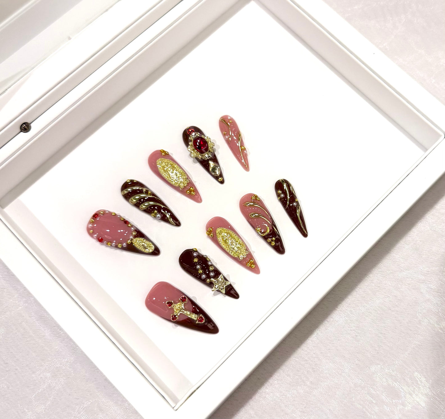 👑酒紅歐美異域風