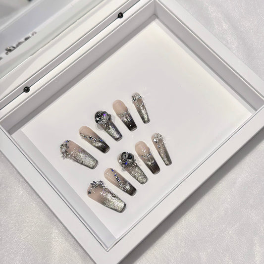 🖤黑色側光貓眼